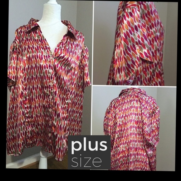 Lane Bryant Tops - Lane Bryant Button down Top